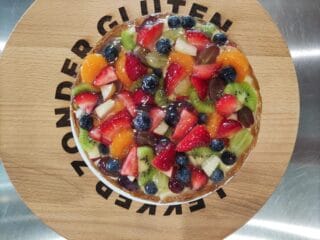 Vlaai met vers fruit 6 personen